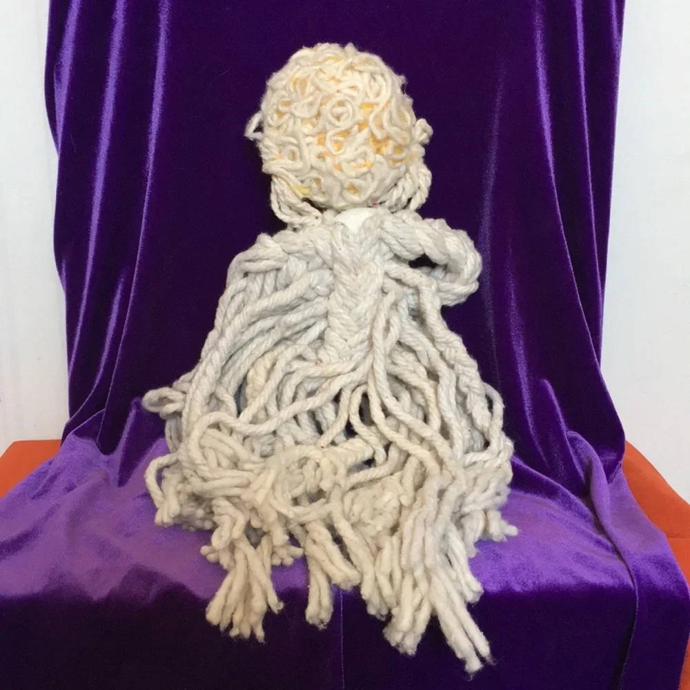 Unique Handmade Mop Head Doll